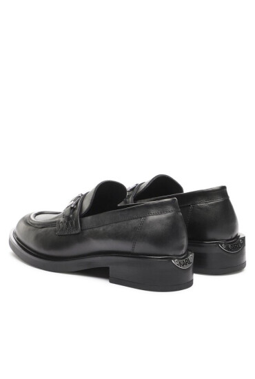 KARL LAGERFELD лоуфъри с дебела подметка KL41420 Black Lthr w/Silver - Mera.bg