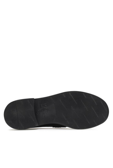 KARL LAGERFELD лоуфъри с дебела подметка KL41420 Black Lthr w/Silver - Mera.bg