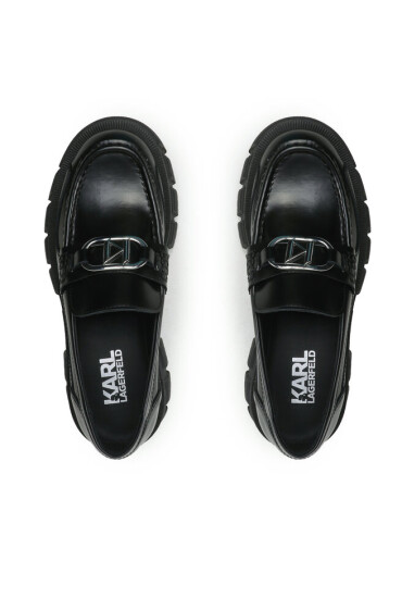 KARL LAGERFELD лоуфъри с дебела подметка KL43823 Black - Mera.bg