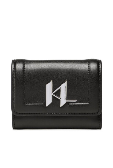 KARL LAGERFELD Малък дамски портфейл 225W3234 Black - Mera.bg