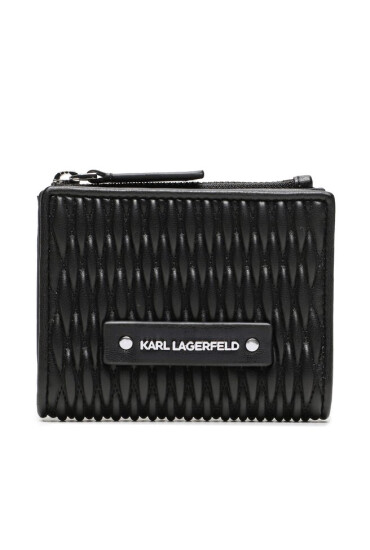 KARL LAGERFELD Малък дамски портфейл 230W3236 Black - Mera.bg
