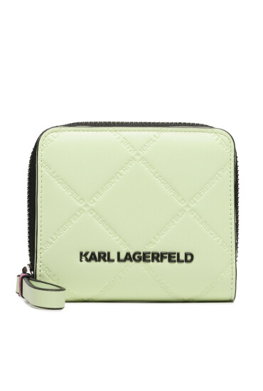 KARL LAGERFELD Малък дамски портфейл 230W3249 Зелен - Mera.bg
