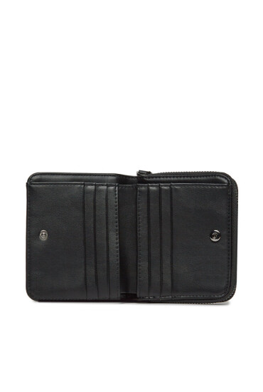 KARL LAGERFELD Малък дамски портфейл 235W3257 A998 Black / White - Mera.bg
