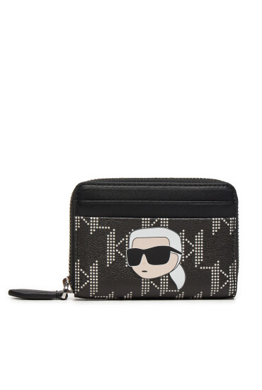 KARL LAGERFELD Малък дамски портфейл 245W3223 Черен - Mera.bg
