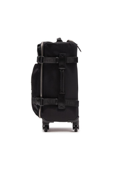 KARL LAGERFELD Малък текстилен куфар 225M3022 Black - Mera.bg