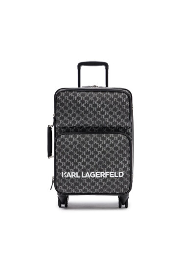 KARL LAGERFELD Самолетен куфар за ръчен багаж 235W3014 Черен - Mera.bg