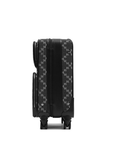 KARL LAGERFELD Самолетен куфар за ръчен багаж K/Monogram Jkrd 2.0 Trolley 236W3024 Сив - Mera.bg