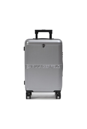 KARL LAGERFELD Малък твърд куфар 210W3022 Silver A290 - Mera.bg