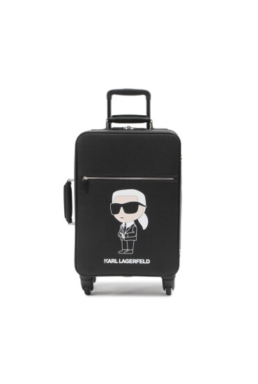 KARL LAGERFELD Самолетен куфар за ръчен багаж 230W3198 Black A999 - Mera.bg