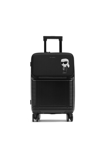 KARL LAGERFELD Самолетен куфар за ръчен багаж 236W3196 Черен - Mera.bg