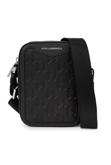 KARL LAGERFELD Мъжка чантичка 240M3067 Черен - Mera.bg