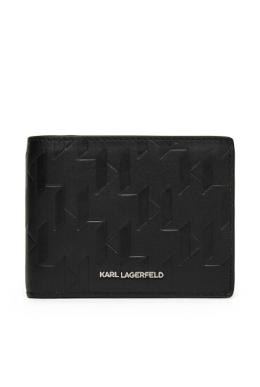 KARL LAGERFELD Мъжки портфейл A1M32015 Черен - Mera.bg