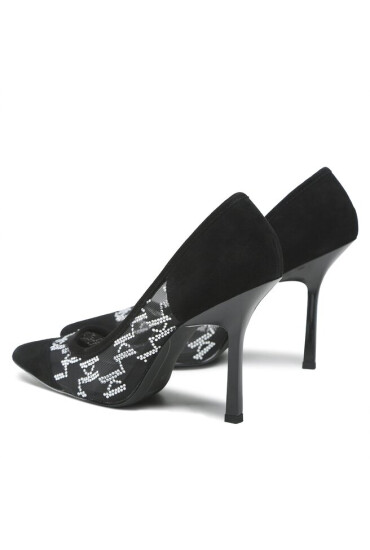 KARL LAGERFELD Обувки на ток KL30914D Glitter Mix Blk W/Sliver - Mera.bg