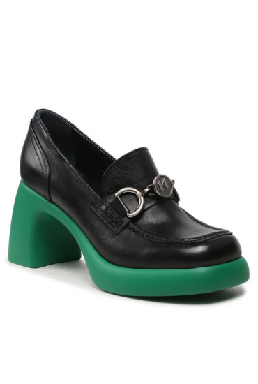 KARL LAGERFELD Обувки на ток KL33830 Black Lthr W/Green - Mera.bg