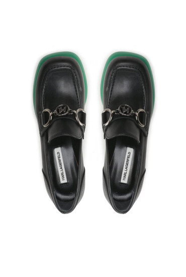 KARL LAGERFELD Обувки на ток KL33830 Black Lthr W/Green - Mera.bg