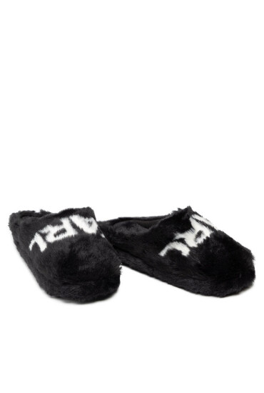 KARL LAGERFELD Пантофи Black Synth Fur KL40220 Black Synth Fur - Mera.bg