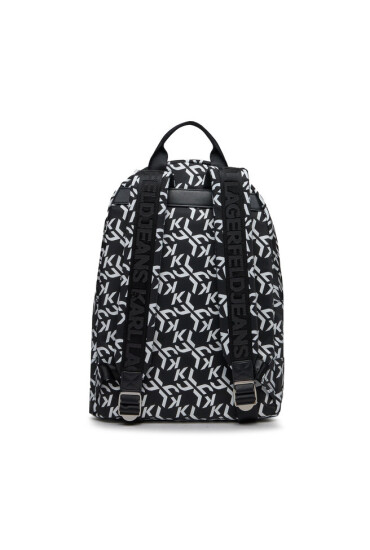 KARL LAGERFELD Раница 236J3030 J188 Black White AOP - Mera.bg