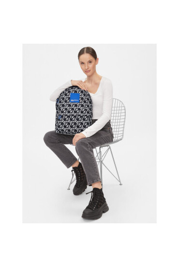 KARL LAGERFELD Раница 236J3030 J188 Black White AOP - Mera.bg