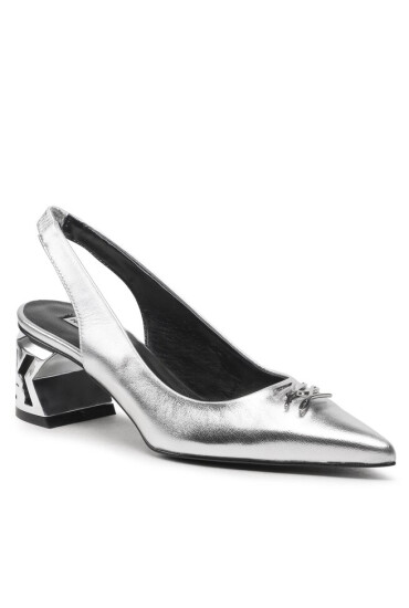 KARL LAGERFELD Сандали KL30617 Silver Textured Lthr - Mera.bg