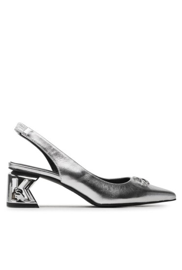 KARL LAGERFELD Сандали KL30617 Silver Textured Lthr - Mera.bg