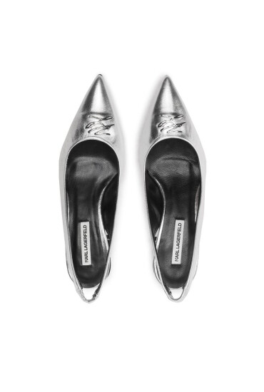 KARL LAGERFELD Сандали KL30617 Silver Textured Lthr - Mera.bg