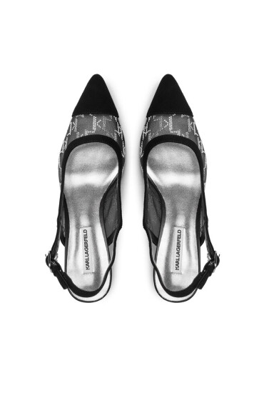 KARL LAGERFELD Сандали KL30817D Glitter Mix Blk W/Silver - Mera.bg