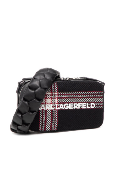 KARL LAGERFELD Сменяема дръжка за чанта 221W3903 Черен - Mera.bg