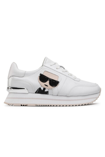 KARL LAGERFELD Сникърси KL61930 White Lthr/Suede - Mera.bg