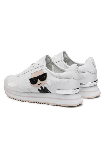 KARL LAGERFELD Сникърси KL61930 White Lthr/Suede - Mera.bg