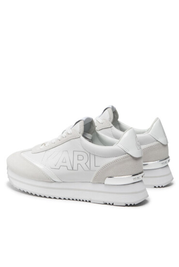 KARL LAGERFELD Сникърси KL61942 White/Silver - Mera.bg