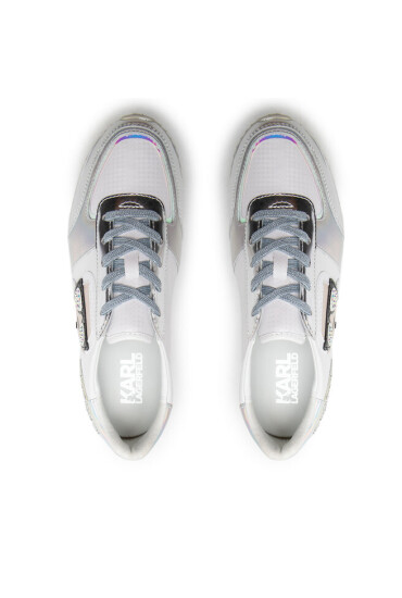KARL LAGERFELD Сникърси KL61932 White Lth/Txt W/Iridesnt - Mera.bg