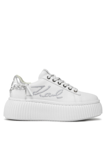 KARL LAGERFELD Сникърси KL42372A Бял - Mera.bg
