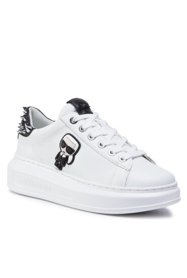 KARL LAGERFELD Сникърси KL62529 White Lthr W/Black - Mera.bg