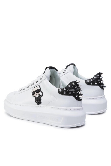 KARL LAGERFELD Сникърси KL62529 White Lthr W/Black - Mera.bg