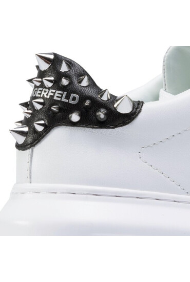 KARL LAGERFELD Сникърси KL62529 White Lthr W/Black - Mera.bg