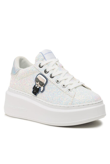 KARL LAGERFELD Сникърси KL63530F White/Blue - Mera.bg