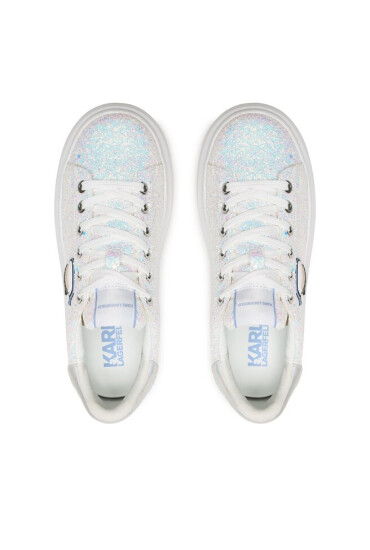 KARL LAGERFELD Сникърси KL63530F White/Blue - Mera.bg