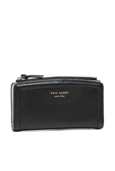 Kate Spade Голям дамски портфейл Zip Slim Wallet K5613 Black 001 - Mera.bg