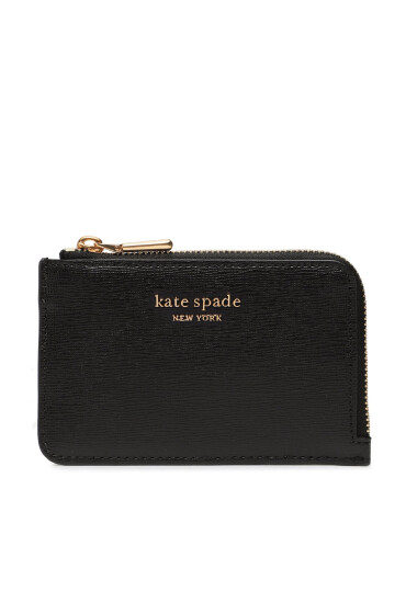 Kate Spade Калъф за кредитни карти Morgan Saffiano Leather Zip Ca K8919 Black 250 - Mera.bg