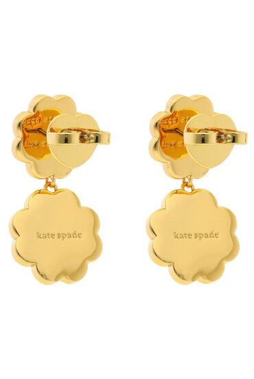 Kate Spade Обици Drop Ear KD306 Cream/Gold 100 - Mera.bg
