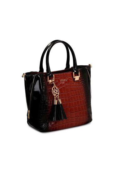 Kazar Дамска чанта Marietta 47566-L8-34 Black / Brown - Mera.bg