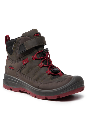 Keen Туристически Redwood Mid Wp 1023885 Steel Grey/Red Dahlia - Mera.bg