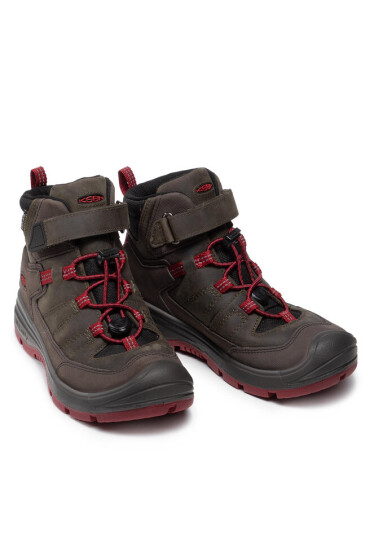 Keen Туристически Redwood Mid Wp 1023885 Steel Grey/Red Dahlia - Mera.bg