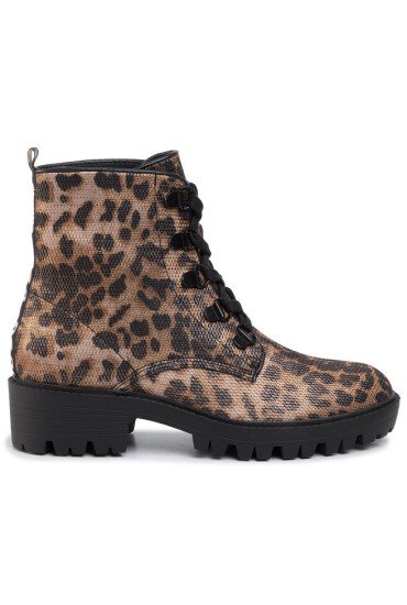 Kendall + Kylie Туристически oбувки Epic Bootie Black Leopard - Mera.bg