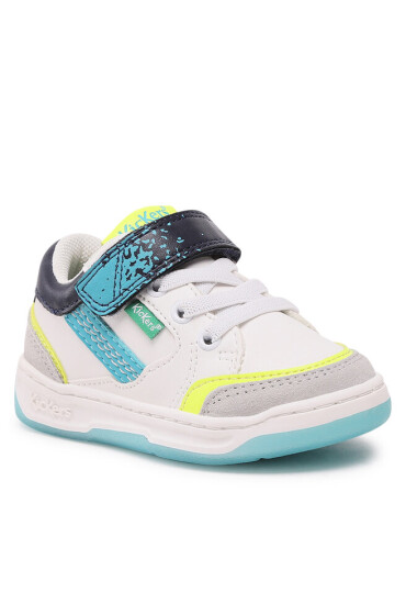 Kickers Сникърси Kouic KI-928540-30 M Blanc Gris Fluo 32 - Mera.bg