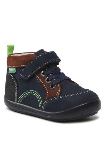 Kickers Зимни обувки Kinoe 878670-10 M Marine Marron Tricolore 101 - Mera.bg