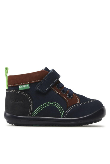 Kickers Зимни обувки Kinoe 878670-10 M Marine Marron Tricolore 101 - Mera.bg