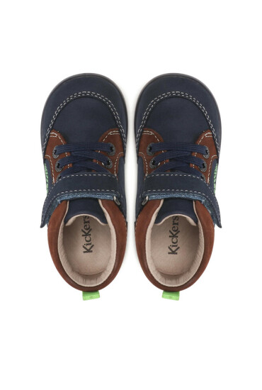 Kickers Зимни обувки Kinoe 878670-10 M Marine Marron Tricolore 101 - Mera.bg