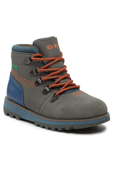 Kickers Зимни обувки Kicknature 878760-10 S Khaki/Orange 202 - Mera.bg