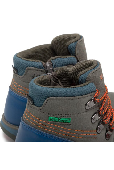 Kickers Зимни обувки Kicknature 878760-10 S Khaki/Orange 202 - Mera.bg